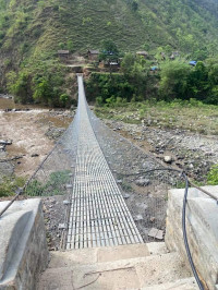 Construction of 97 suspension bridges in Okhaldhunga